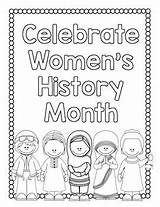Month Coloring History Pages Women Womens Distance Learning sketch template