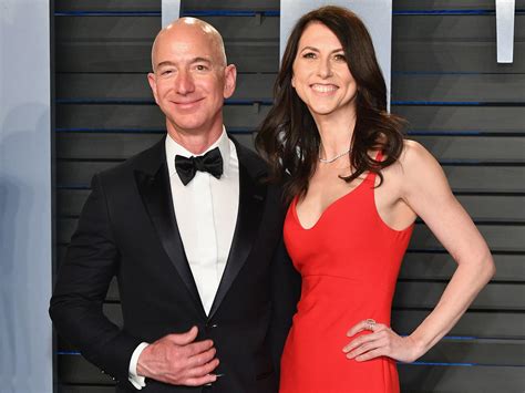 amazon ceo jeff bezos and his wife mackenzie announce