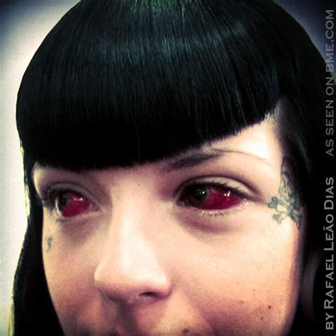 red eyes  doom bme tattoo piercing  body modification newsbme
