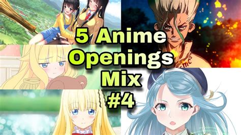 anime openings mix  full song tittle artist youtube