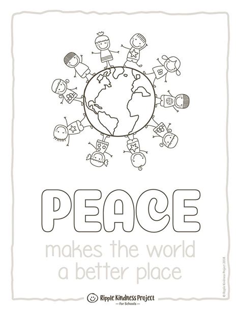 peace day coloring pages