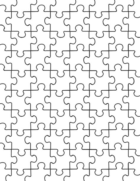 blank puzzle template  pieces jaknet