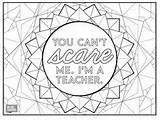 Coloring Pages Appreciation Teacher Week Printable Adult Colouring Humor Gifts Stuff Books Summer sketch template