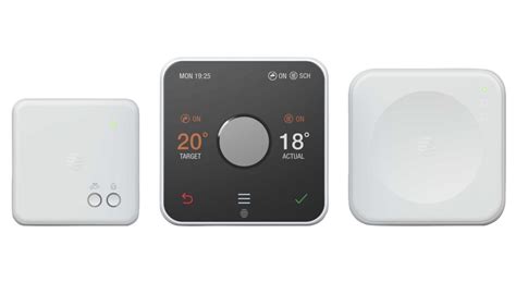 hive active  wireless heating hot water smart thermostat white grey screwfix