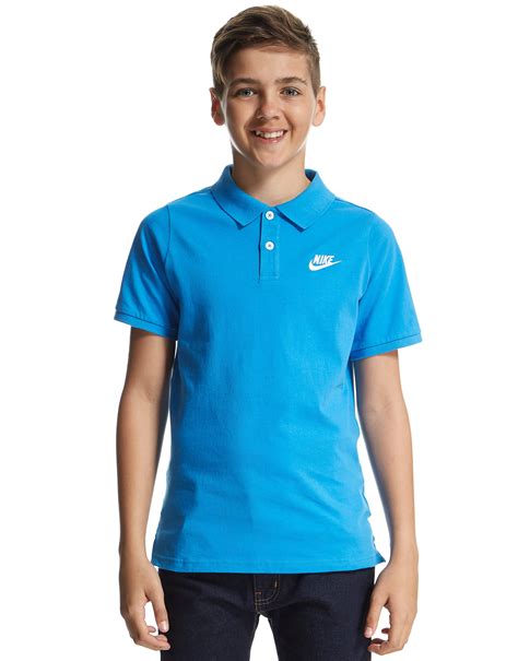 nike franchise polo shirt junior blue kids sports king store