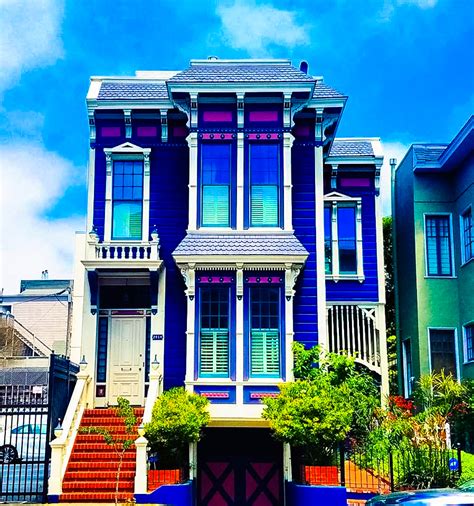 sunday snapshots  colorful house san francisco