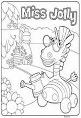 Jolly Miss Jungle Junction Coloring Pages Fun Kids sketch template