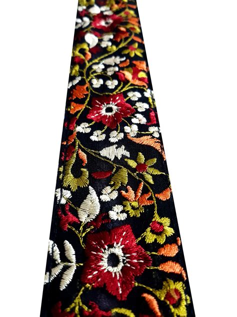 Vintage Sari Border Indian Silk Saree Trim Embroidered Ribbon Etsy