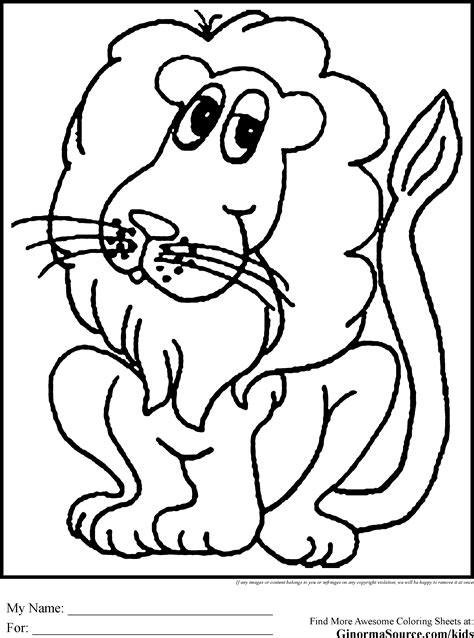 funny animals coloring page kesecoloring lion coloring pages