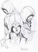 Creed Assassin Lapiz Fc05 únicos Bocetos Cosas Goku Monstruo Ezio Desenhar Zeichnungen Pixgood Impresionantes Visit sketch template