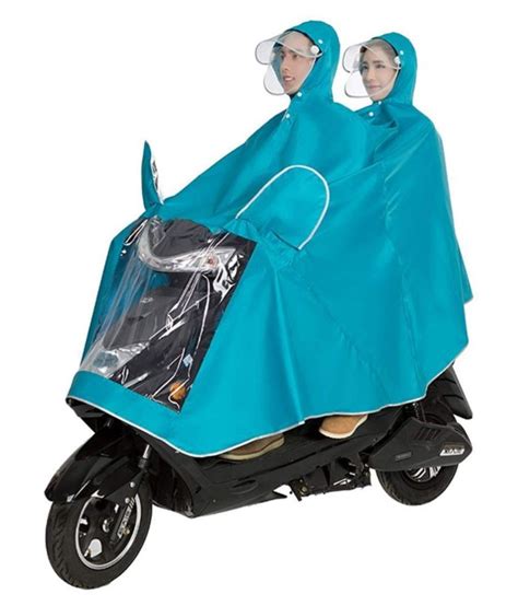 raincoat unisex double bikeebikemotorcyclescooter cycling jacket