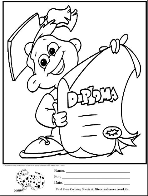 graduation drawings preschool graduation coloring pages ebcs cde jpg