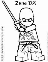 Coloring Lego Pages Ninjago Zane Book Library Clipart sketch template