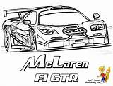 Mclaren F1 Yescoloring Onlinecoloringpages sketch template