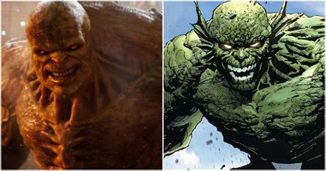 abomination  differences   mcu comic versions