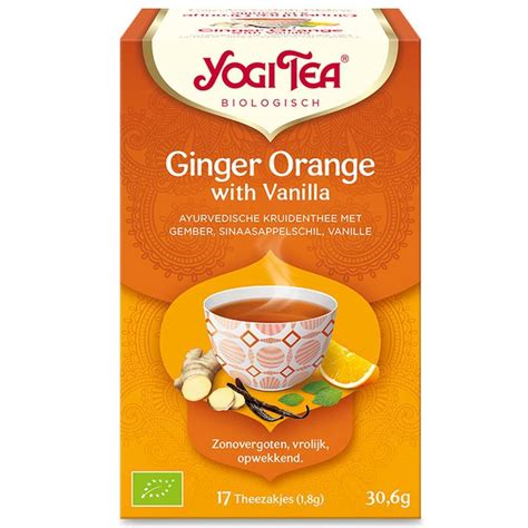 yogi tea ginger orange  vanilla  tb voets specialiteiten