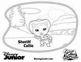 Sheriff Callie Howdy Hike sketch template