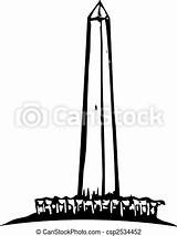 Monument Washington Clipart Obelisk Illustration Royalty Clip Vector Rf Monuments Xunantunich Woodcut Style Illustrations Carving Drawings Drawing Icon Clipground Preview sketch template