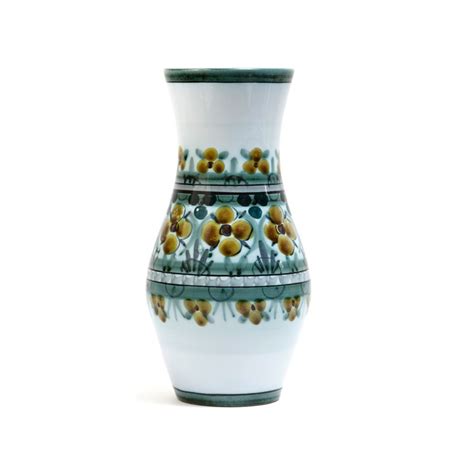 flowery art pottery vase flora gouda holland cisca kode storecouk