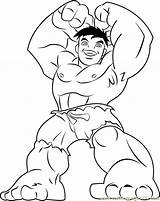 Hulk Coloring Pages Squad Hero Super Cartoon Color Coloringpages101 Show sketch template