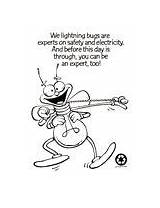 Coloring Lightning Louie Book Pages Bug Printable Energy Power Visit Hills sketch template