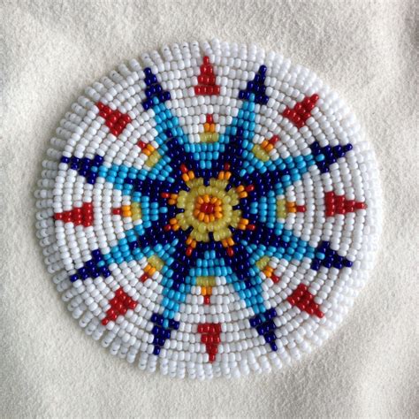 rosette  heidi hydrick native american beadwork patterns native