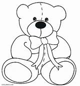 Teddy Bear Coloring Pages Printable Kids Getdrawings sketch template