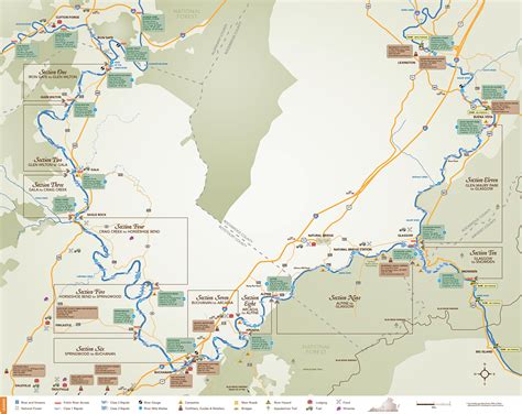maps  upper james river water trail