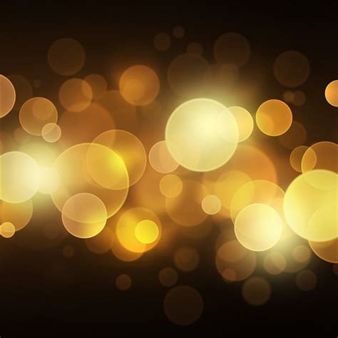 Abstract Yellow Flare Bokeh Pattern Background Ipad