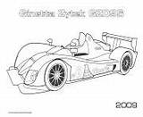 Coloring Pages Cars Ginetta Zytek 2009 F1 Print sketch template