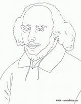 Shakespeare Colorir Escritor Dibujo Desenhos Escritores Hellokids Romeo Autores Farben Drucken Línea sketch template