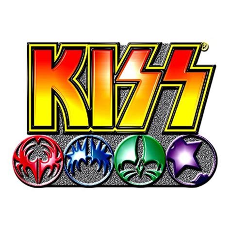 kiss logo and icons band logo metal pin badge brooch album official