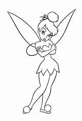 Tinkerbell Coloring Pages Drawing Princess Tinker Bell Drawings Colouring Disney Kids Frozen Jpeg Choose Board sketch template