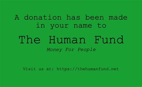 human fund money  people