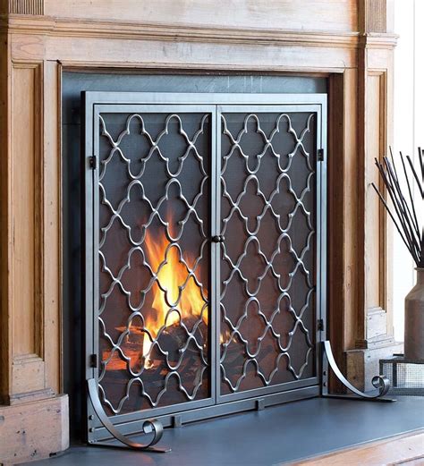 fireplace screens  doors  upgrade  fireplace