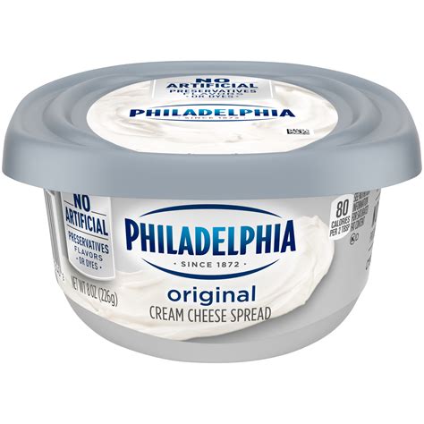 philadelphia original cream cheese spread 8 oz tub
