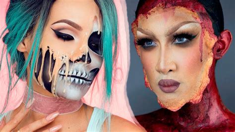 top 12 diy halloween makeup tutorials compilation 2017 youtube