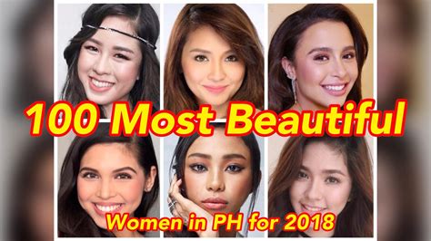 100 Most Beautiful Women In The Philippines 2018 Full