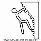 Climbing Escalada Roca Ultracoloringpages sketch template