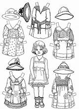Paper Coloring Doll Dolls Pages Kids Printable Color Cut Printables Colouring Book Google Print Mary Girl Vintage Bonecas Bestcoloringpagesforkids Little sketch template