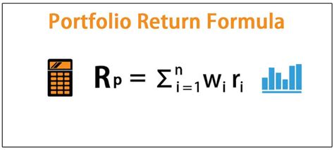 Portfolio Return Formula Calculate The Return Of Total Portfolio