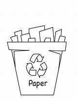 Recycling Coloring Recycle Colouring Pages Clipart Kids Paper Right Sheets Poster Rubbish Cut Color Printable Clip Crafts Worksheets School Care sketch template