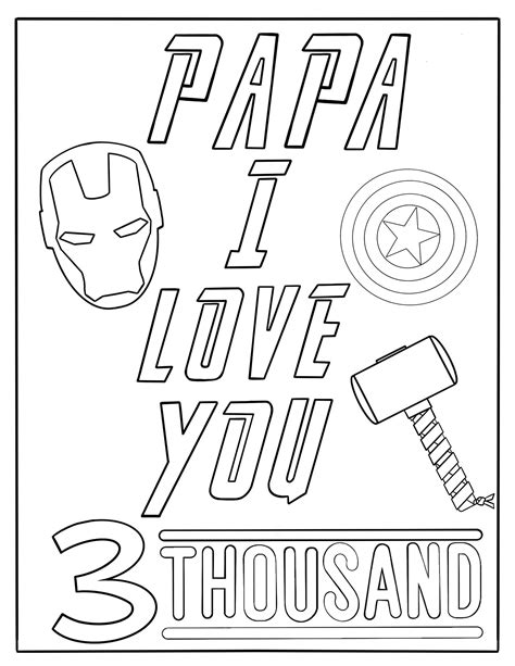 love  papa coloring pages   gambrco