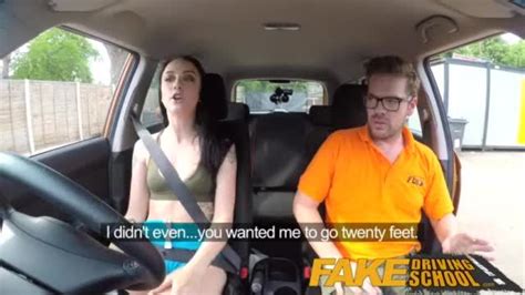 Fake Driving School Blonde Busty Polish Tight Pussy Fucked