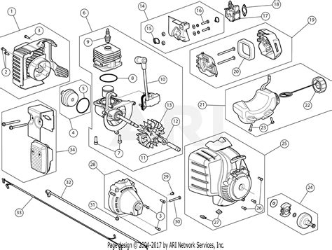troy bilt tbec cdtc parts diagram  engine assembly