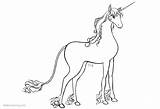 Coloring Pages Unicorn Female Printable Adults Kids sketch template