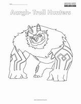 Coloring Troll Hunters Pages Hunter Printable Getcolorings Print Color sketch template