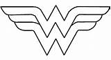 Wonder Woman Cutter Origin Secret Logo Coloring Wonderwoman Cookie Drawings sketch template