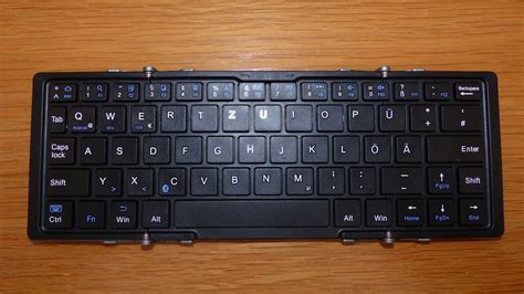 faltbare bluetooth tastatur von ec technology im test