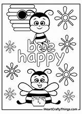 Bee Iheartcraftythings Cheeks Satisfied Bloated Gleaming Tummy sketch template